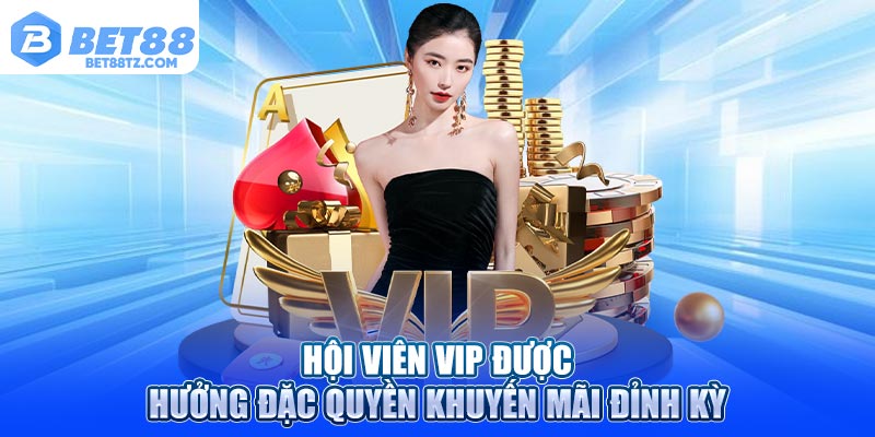 Hội viên VIP được hưởng đặc quyền khuyến mãi đỉnh kỳ